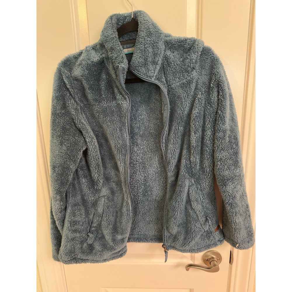 Free Country Blue Fleece Jacket, Women's Medium